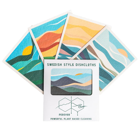 Plant Based Multi Purpose Eco Cloth | Home Car Camping | Replace Wipes & Rolls