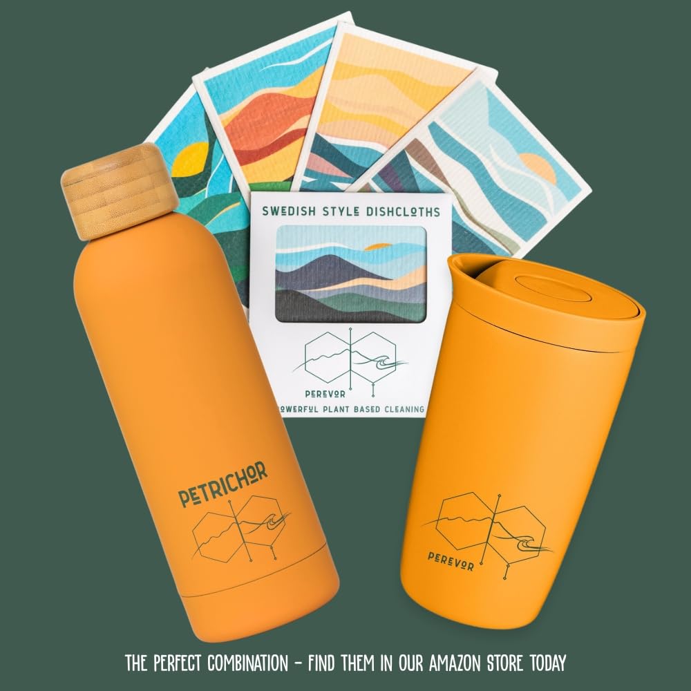 Insulated Travel Cup | 360ml One-Click Mug | AM·BYTH by Perevor