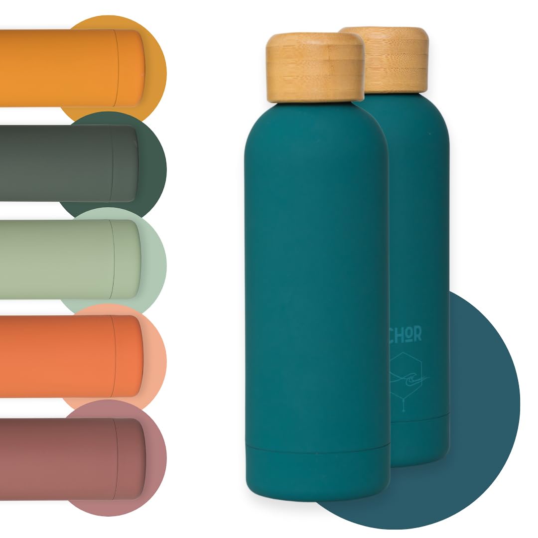 Thermal Water Bottle 500ml | Leakproof Soft Matte Finish | AM·BYTH by Perevor