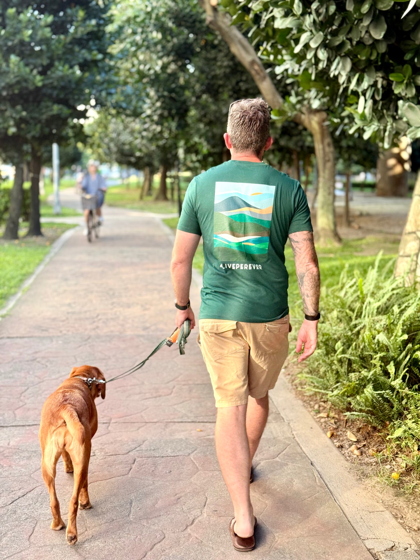 Personalised Eco Gift Travel T-Shirt | Abstract Desert Print | Vanlife & Family Adventure Clothing | #LivePerevor | Vanlife gift Idea