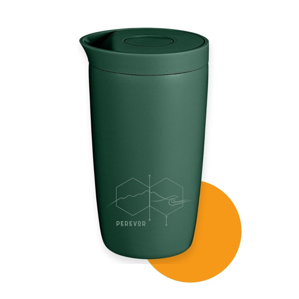 Insulated Travel Cup | 360ml One-Click Mug | AM·BYTH by Perevor
