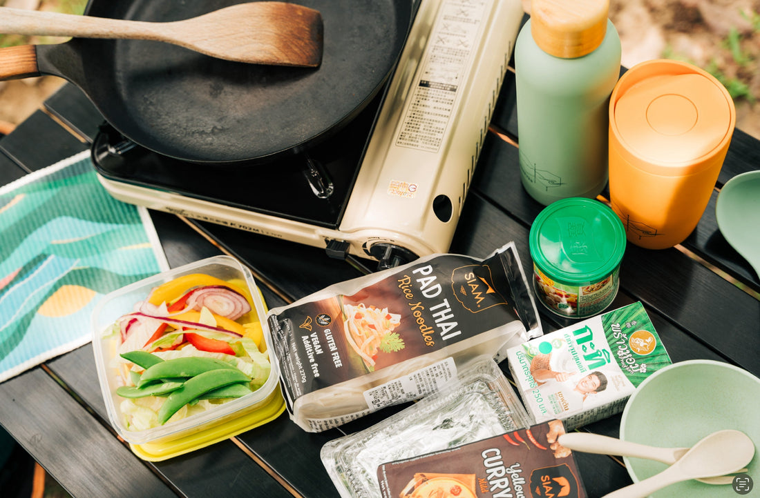Quick Coconut Curry Soup with Noodles - Gluten Free
