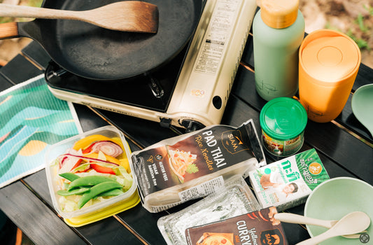 Quick Coconut Curry Soup with Noodles - Gluten Free