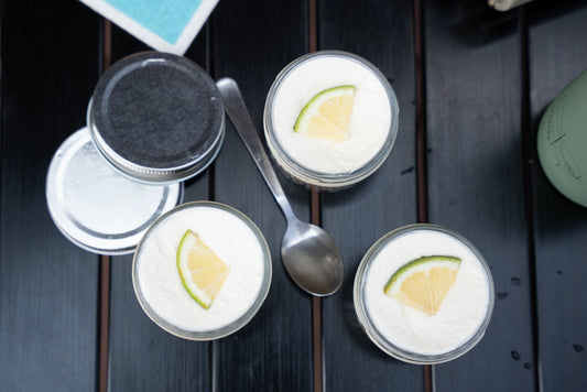 No-Bake Lemon Cheesecake Pots Easy Camping Recipe