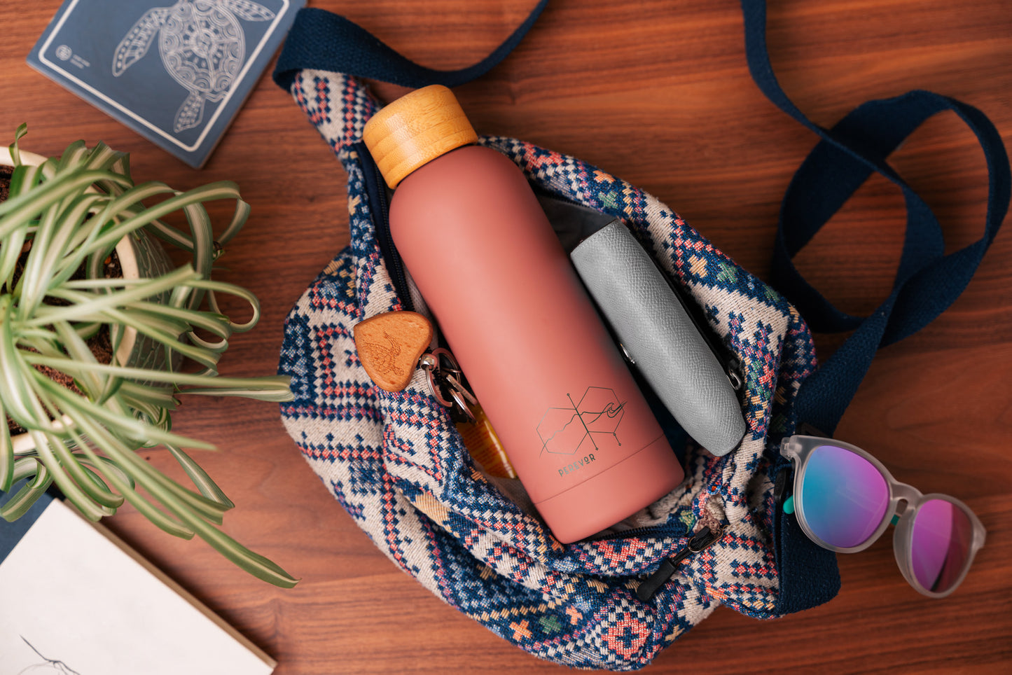 Thermal Water Bottle 500ml | Leakproof Soft Matte Finish | AM·BYTH by Perevor