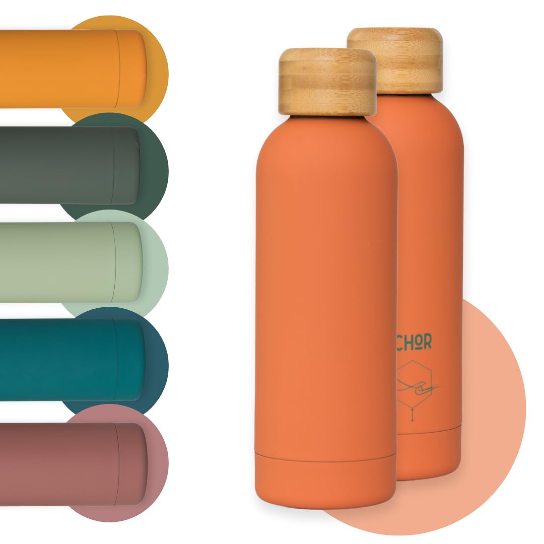Thermal Water Bottle 500ml | Leakproof Soft Matte Finish | AM·BYTH by Perevor